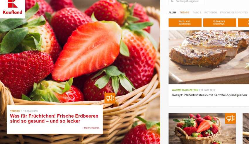 Frische Tipps und leckere Rezepte: Im neuen Onlinemagazin von Kaufland