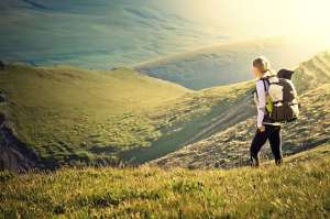 Wanderung durch die Berge