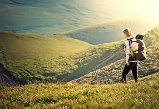 Wanderung durch die Berge